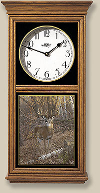 Great Eight-Whitetail Clock